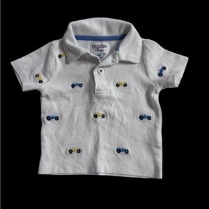 Kite strings boys sz. 6/9 car design classic polo. Cute, fun K247